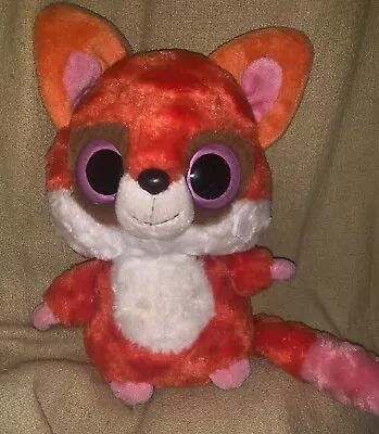 YOO HOO And Friends ORANGE BABY FOX / LEMUR  Pink Eyes PLUSH PLS READ • £12.53