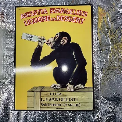 Metal Print Anisetta Evangelisti Liquore Da Dessert Carlo Biscaretti MONKEY • $22