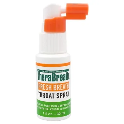 $17.95 • Buy TheraBreath Fresh Breath Professional Formula Throat Spray With Green Tea NEW