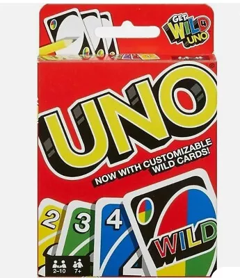 Wild UNO Card Game 112 Cards Family Children Friends Party Gift XMas UK • £4