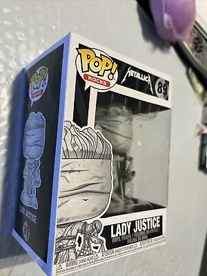 Funko Pop! Metallica Lady Justice Vinyl Collectible Bobble Toy Figure #89 Wear • $40