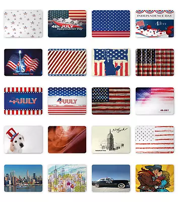 Ambesonne Americana Art Mousepad Rectangle Non-Slip Rubber • $15.99