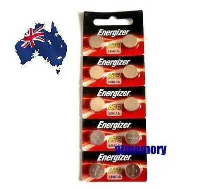 10pcs Energizer LR44 1.5V Alkaline Battery A76 303 357 L1154 AG13 SR44 • $12.95