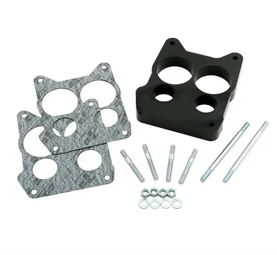 Mr. Gasket 3406 Carburetor Spacer 1 Inch SBC BBC SBF BBF Quadra Jet Phenolic • $51.85