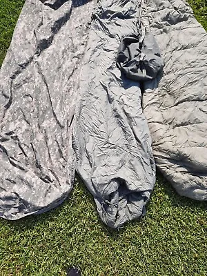 US Military 4 Piece Modular Sleeping Bag Sleep System - MSS -  ACU CAMO • $179.90