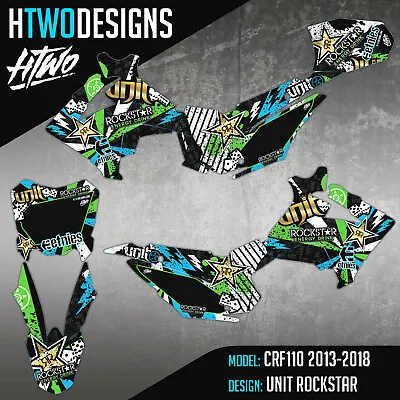 £74.92 • Buy Honda Crf110 Motocross Graphics Mx Graphics Cr 110f Crf 110 Pit Bike / Stickers