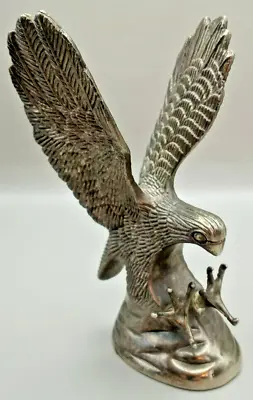 Hampshire Genuine Silverplated Metal Swooping Diving Grabbing American Eagle 5  • $24.99