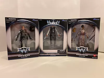 Westworld Action Figure Lot Of 3 Dr. Robert Ford Man In Black Maeve Walgreens • $24.99