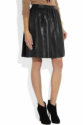£150 • Buy BURBERRY Leather Skirt * 06US / 08UK * NWT