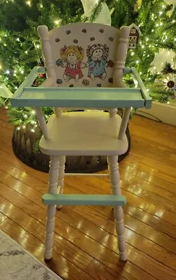 Vintage Cabbage Patch Kids Wood High Chair  Furniture • $99.99
