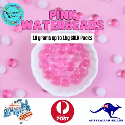$2.75 • Buy Pink Water Beads, Orbeez, Water Crystals, Water Pearls, Deco - 10grams- 1kg BULK