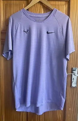 Nike Rafa Nadal 2020 Aeroreact Slam Men's Tennis Shirt CI9152-531 Size L • £47.97