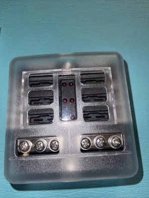 £7 • Buy 6 Way Blade Fuse Box Block Fusebox