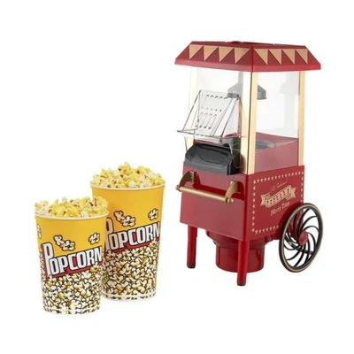 £27.99 • Buy Carnival Retro Style Fun Popcorn Machine Vintage Electric Hot Air Popcorn Maker