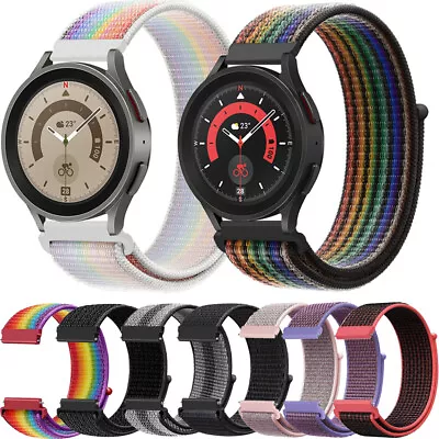 Nylon Watch Band Strap For Samsung Galaxy Watch 5 Pro 4 3 Active2 40/44/42/46mm • $7.84