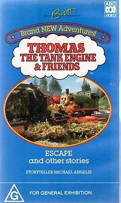 Thomas The Tank Engine & Friends : Escape & Other Stories VHS Tape 1992 • $24.95