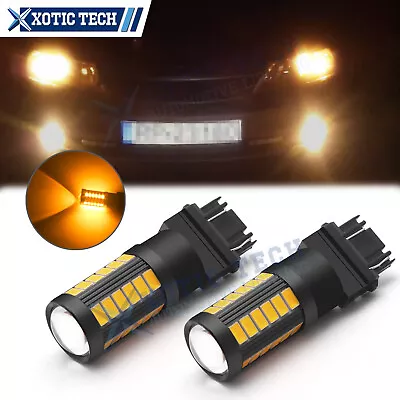 2X Amber 3156 3056 33-SMD LED Bulbs For Mercedes Benz Turn Signal Parking Lights • $13.89