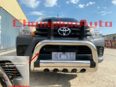 3'' Nudge Bar For Toyota Hilux 2015 -2020 (Not Required Cutting On Grille) • $341.25