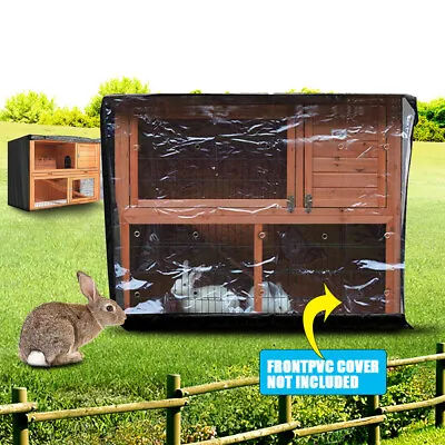 Bunny Rabbit Hutch Cover Outdoor Waterproof Small Pet Crate Cover UV Resistant • $28.48