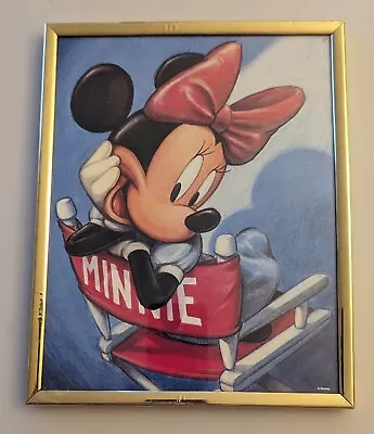 Vintage  Director Minnie Mouse  Framed Print Disney. 8  X 10  • $10