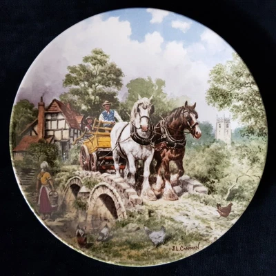 £8 • Buy Wedgwood England Limited Edition Life On The Farm Plate - Off To Work