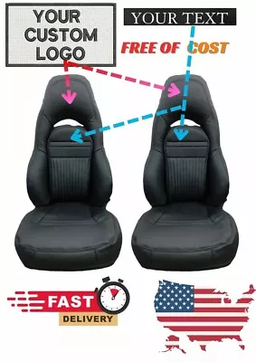 Custom Made Fit For Corvette C5 97-04 Sports OEM Replacement Seat Covers Black  • $317