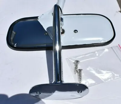 1954 1955  1ST SERIES CHEVY  GMC  PU Truck Stainless Rear View Mirror & Bracket • $54.75