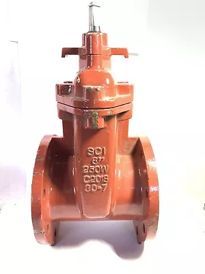 6-inch SCI Ductile Iron Flanged 8-Bolt 250 CWP AWWA C515 Seated Gate Valve • $677