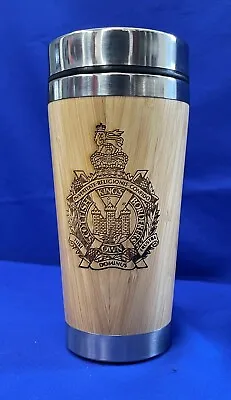 UK Military Cap Badged Bamboo Travel Cup For Army Royal Navy & RAF • £22.99