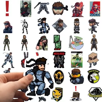 Metal Gear Stickers 40 Piece Waterproof Laptop Stickers • $11.99