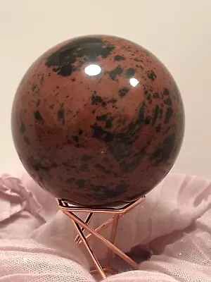 Red Obsidian Sphere Crystal Ball Gemstone High Quality #2 -     374grams • £19.50