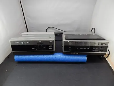 Unusual C.1983 General Electric 2pc VCR Component Set 1CVD4020X  & 1CVT625 • $105