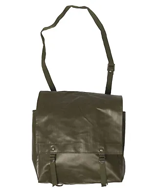 Czech Army M85 Bread Bag Olive Drab Military Rubberised Shoulder Messenger Bag • $22.18