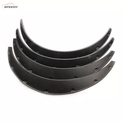 4x Universal Car Truck Wheel Fender Flares Cover Wide Body Kit Wheel Arches • $27.92