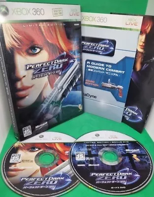 Perfect Dark Zero STEELBOOK Limited  Edition Xbox 360 - NTSC J Complete 2 Disc • $34.99