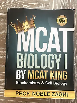 $38 • Buy MCAT King - MCAT Biology I - Biochemistry & Cell Biology - 2023 Edition