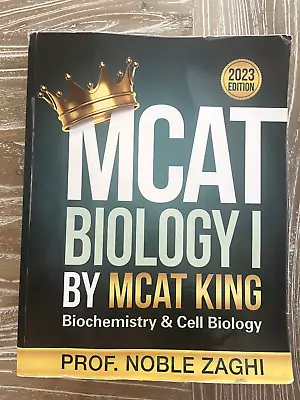 $38 • Buy MCAT King - MCAT Biology I - Biochemistry & Cell Biology - 2023 Edition
