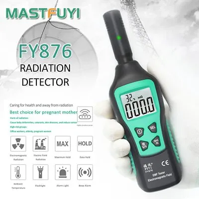 EMF Meter Radiation Electromagnetic Field Tester Digital Sensor Reader Detector • $21.99
