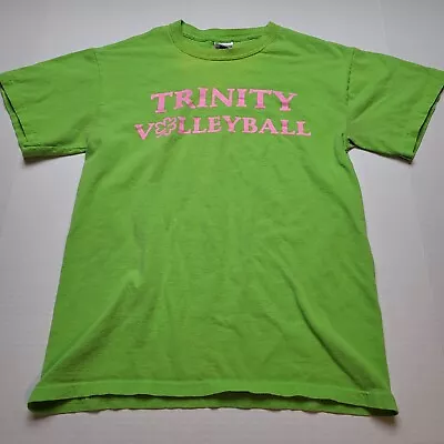 Trinity Volleyball T-Shirt Womens S Green Tee ♡37 • $4.20