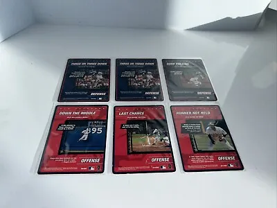 Lot Of 6 MLB Showdown Strategy Trading Cards 2000 • $5