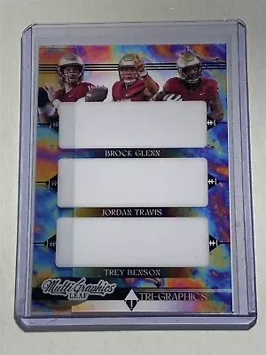 JORDAN TRAVIS Brock Glenn TREY BENSON 2023 Leaf MultiGraphics OILSPILL PROOF 1/1 • $2.99