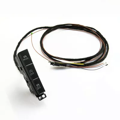 0EM Driving Mode Button ESP OFF Auto Go & Stop Switch Harness For VW Golf GTI 7 • $39.88