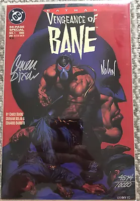 Batman Vengeance Of Bane #1 1993 DC NM 9.4 One Shot 2nd Print Signed Dixon Nolan • £165