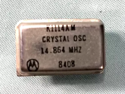 Crystal Oscillator K1114AM  Motorola 14.864 Megahertz DIP 4 Pin 20 Piecs In Tube • $17.99