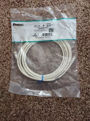 Panduit NK5EPC10Y CAT6 UTP RJ45 10FT PATCH CORD (WHITE) • $8