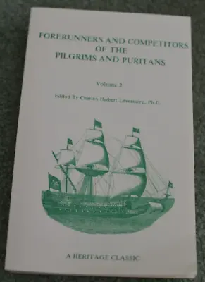 Forerunners Competitor Of Pilgrim Puritan~Levermore~Vol 2 Only~MAP~facsimile~pbk • $17.99
