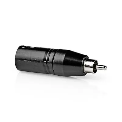RCA TTo XLR Adaptor Phono Male Plug To XLR 3 Pin Male Plug Adaptor Connector • £5.82