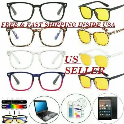 Gaming Glasses Computer Blue Light Blocking Anti Fatigue UV Protection Filter • $9.25