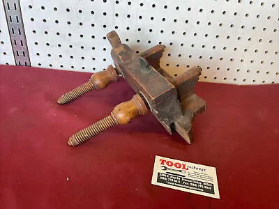 $69.50 • Buy Wooden Screw Arm Plow Plane Bensen & Parry Albany  Carpenter's Tool Vintage