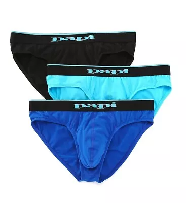 Papi Men's 3-Pack Cotton Stretch Low Brief Style - Papi Underwear 3-Pack - Papi • $19.99